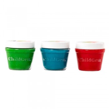 PLASTILINA  NATURAL SET 3 BOTES (125ml x 3) Red/ Green/ Blue