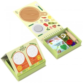 1PLASTILINA  NATURAL PREMIUM SET - PIZZA