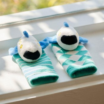 CALCETINES ESTIMULACIÓN BEBÉ ATTISOCKS AIRPLANE