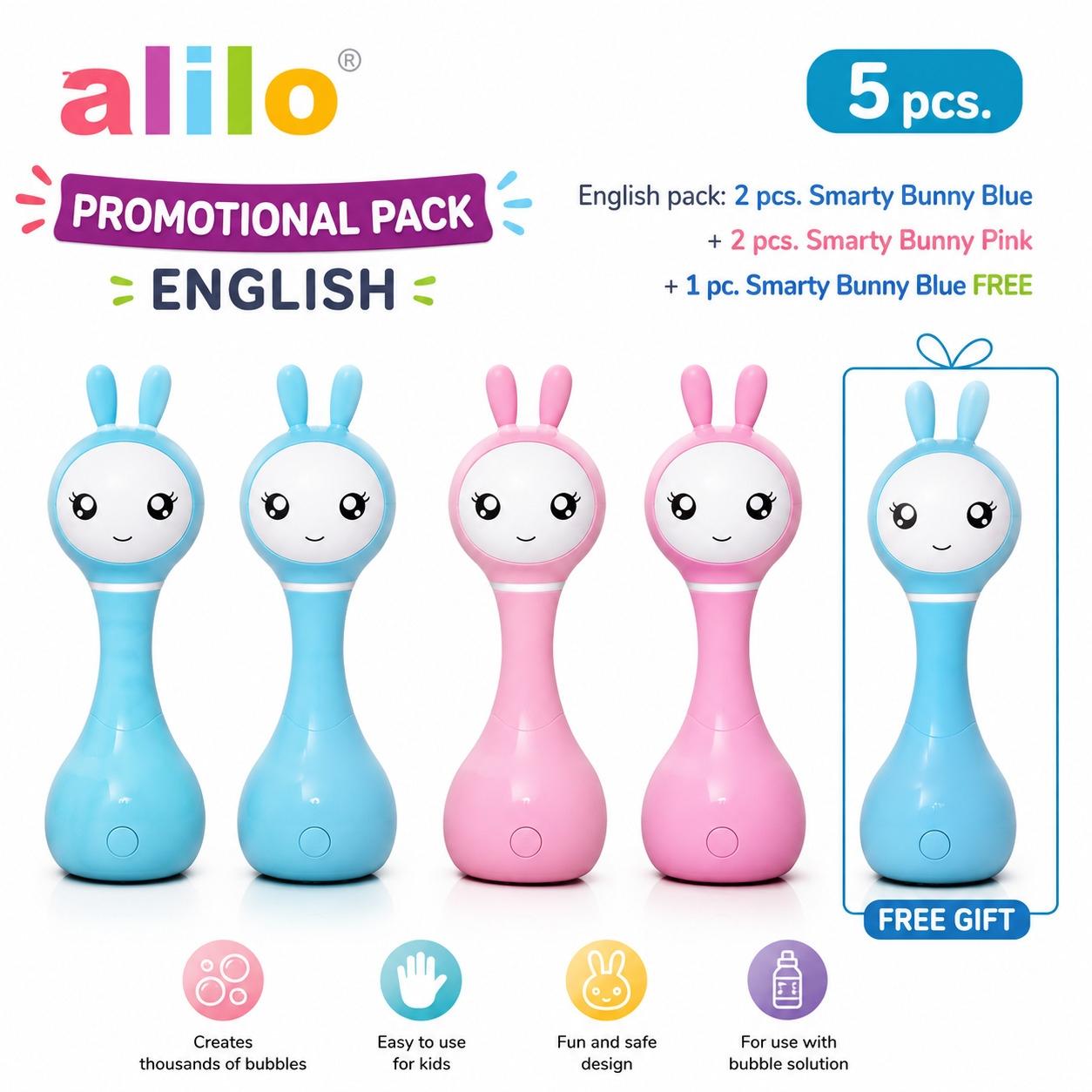 Pack Promoción ALILO Smarty Bunny Inglés
