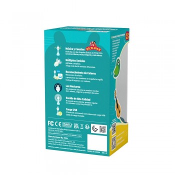 SMARTY BUNNY BLUE Sonajero interactivo - CASTELLANO