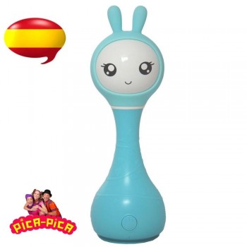 SMARTY BUNNY BLUE Sonajero interactivo - CASTELLANO