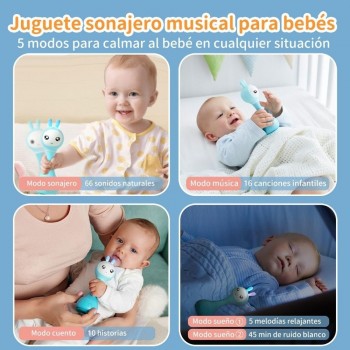SMARTY BUNNY BLUE Sonajero interactivo - CASTELLANO