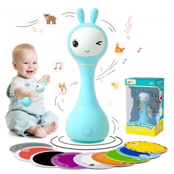 SMARTY BUNNY BLUE Sonajero interactivo