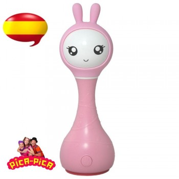 SMARTY BUNNY PINK Sonajero interactivo CASTELLANO