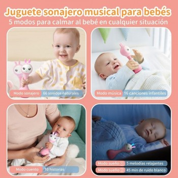 SMARTY BUNNY PINK Sonajero interactivo CASTELLANO