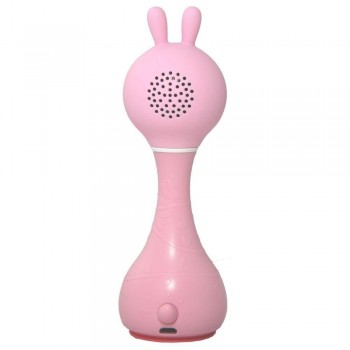 SMARTY BUNNY PINK INTERACTIVE RATTLE - ENGLISH
