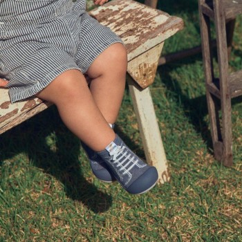 --BABY DENIM DEEP BLUE *SUELA BICOLOR*