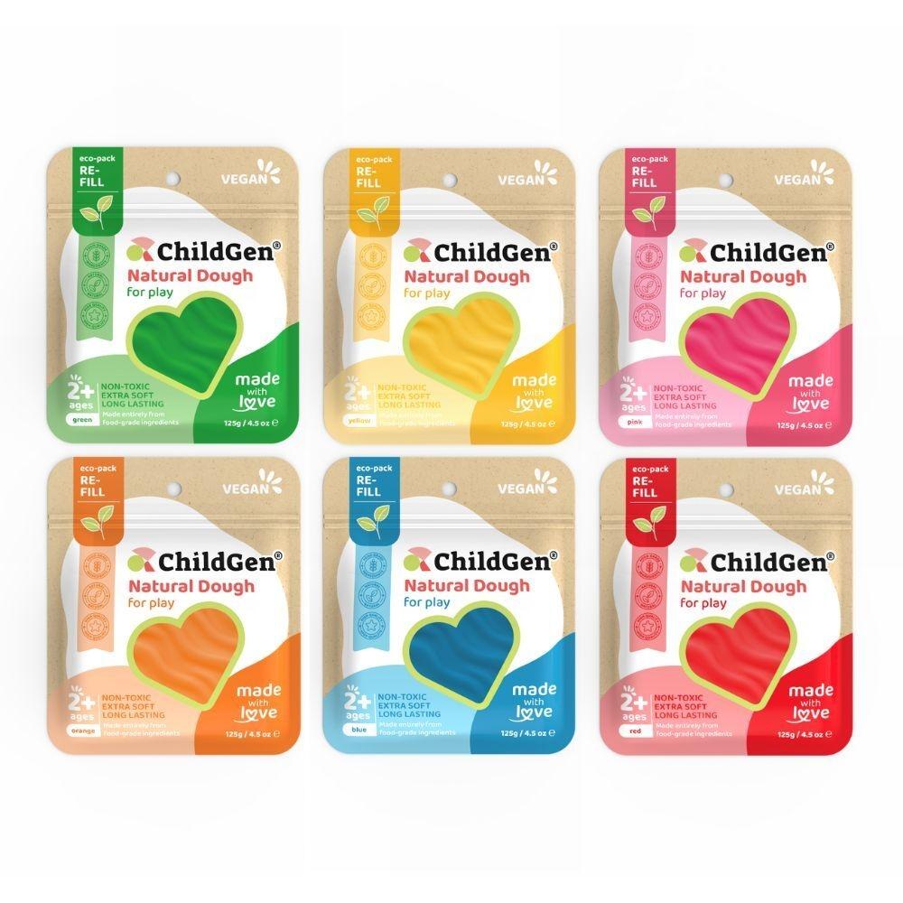 PACK 6 BOLSAS PLASTILINA NATURAL (125gr)