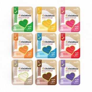 PACK 9 BOLSAS PLASTILINA NATURAL (125gr)