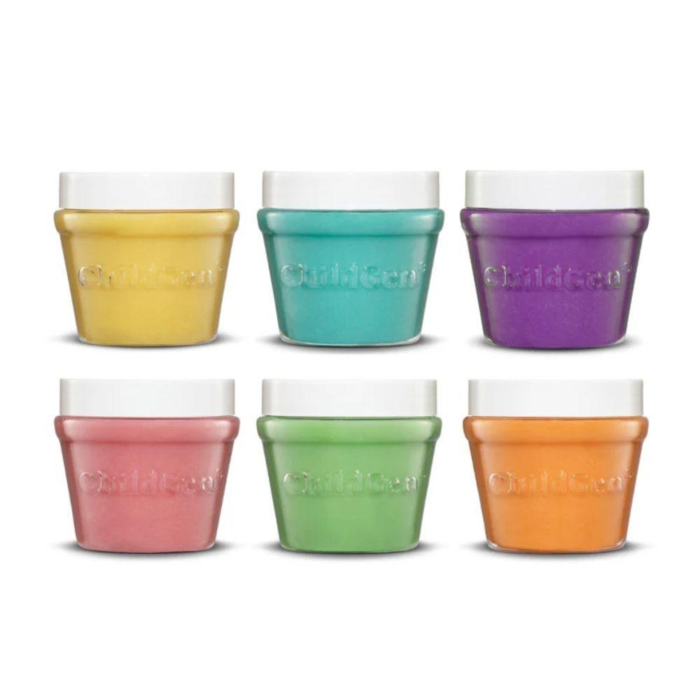 PACK 6 BOTES PLASTILINA NATURAL COLOR PASTEL (125gr.)