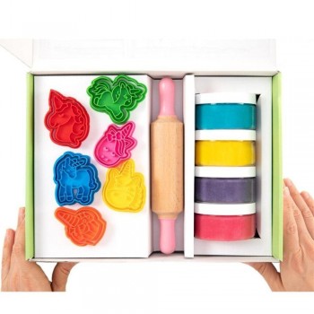 SET UNICORNIO PLASTILINA NATURAL + Accesorios
