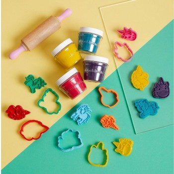 SET UNICORNIO PLASTILINA NATURAL + Accesorios