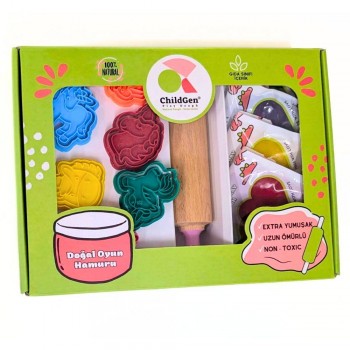 SET UNICORNIO PLASTILINA NATURAL+ ACCESORIOS