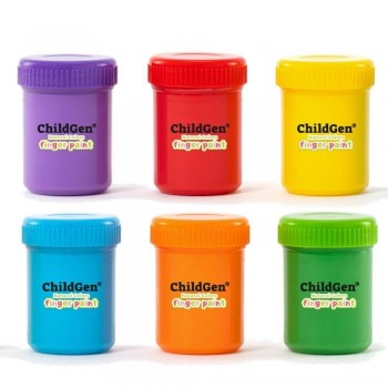 PACK 6 BOTES PINTURA DE DEDOS ORGÁNICA (50 ml.)
