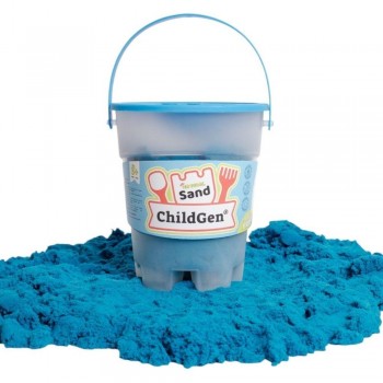 ARENA CINÉTICA AZUL 500 gr.