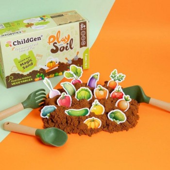SET JUEGO SENSORIAL HUERTO ARENA MÁGICA