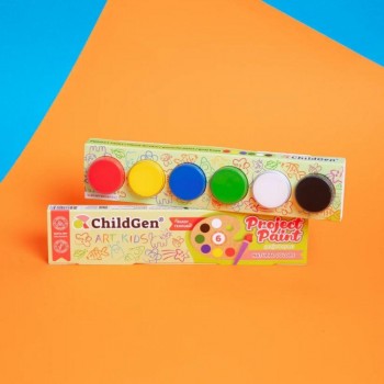 PINTURA DE DEDOS ORGÁNICA  MINI (6 x 20 ml.)