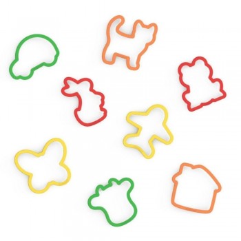 MOLDES PARA ARENA/PLASTILINA (8 ud.)
