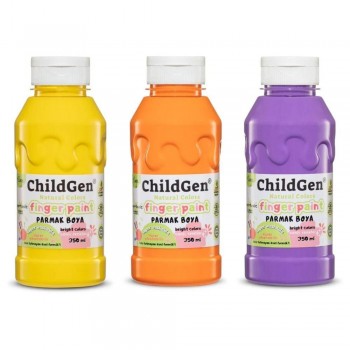 PINTURA DE DEDOS ORGÁNICA (3 botellas x 350ml.) Y-O-P