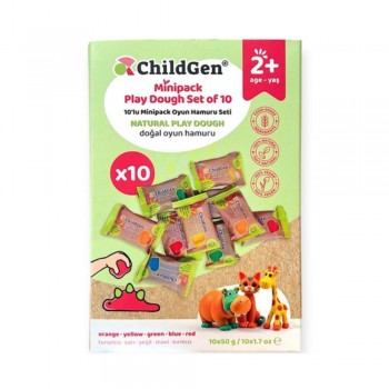 PLASTILINA NATURAL MINIPACK (10 x 50gr.)