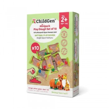 PLASTILINA NATURAL MINIPACK (10 x 50gr.)
