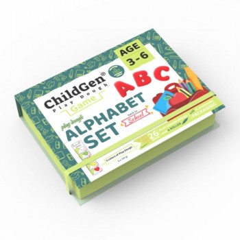PREMIUM SET BOX PLASTILINA NATURAL- ALPHABET