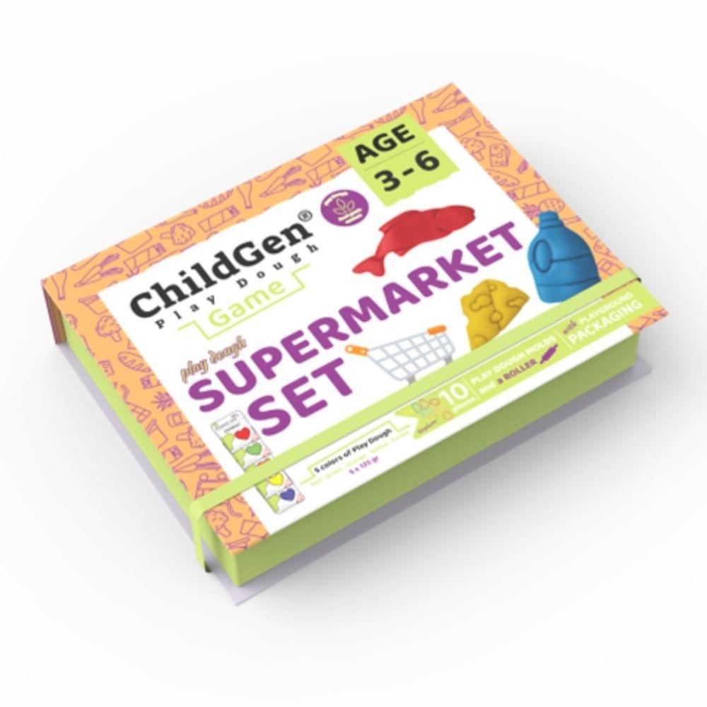 PREMIUM SET BOX PLASTILINA NATURAL- SUPERMARKET