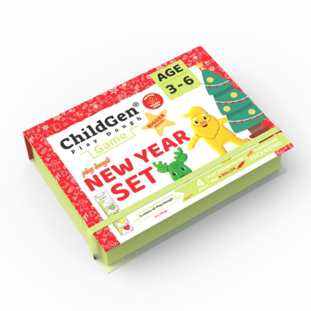 PREMIUM SET BOX PLASTILINA NATURAL - NEW YEAR