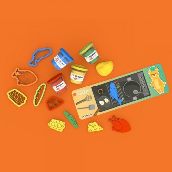 -PLASTILINA NATURAL - PAW PALS - CHEF SET