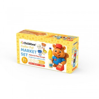 -PLASTILINA NATURAL - PAW PALS - MARKET SET