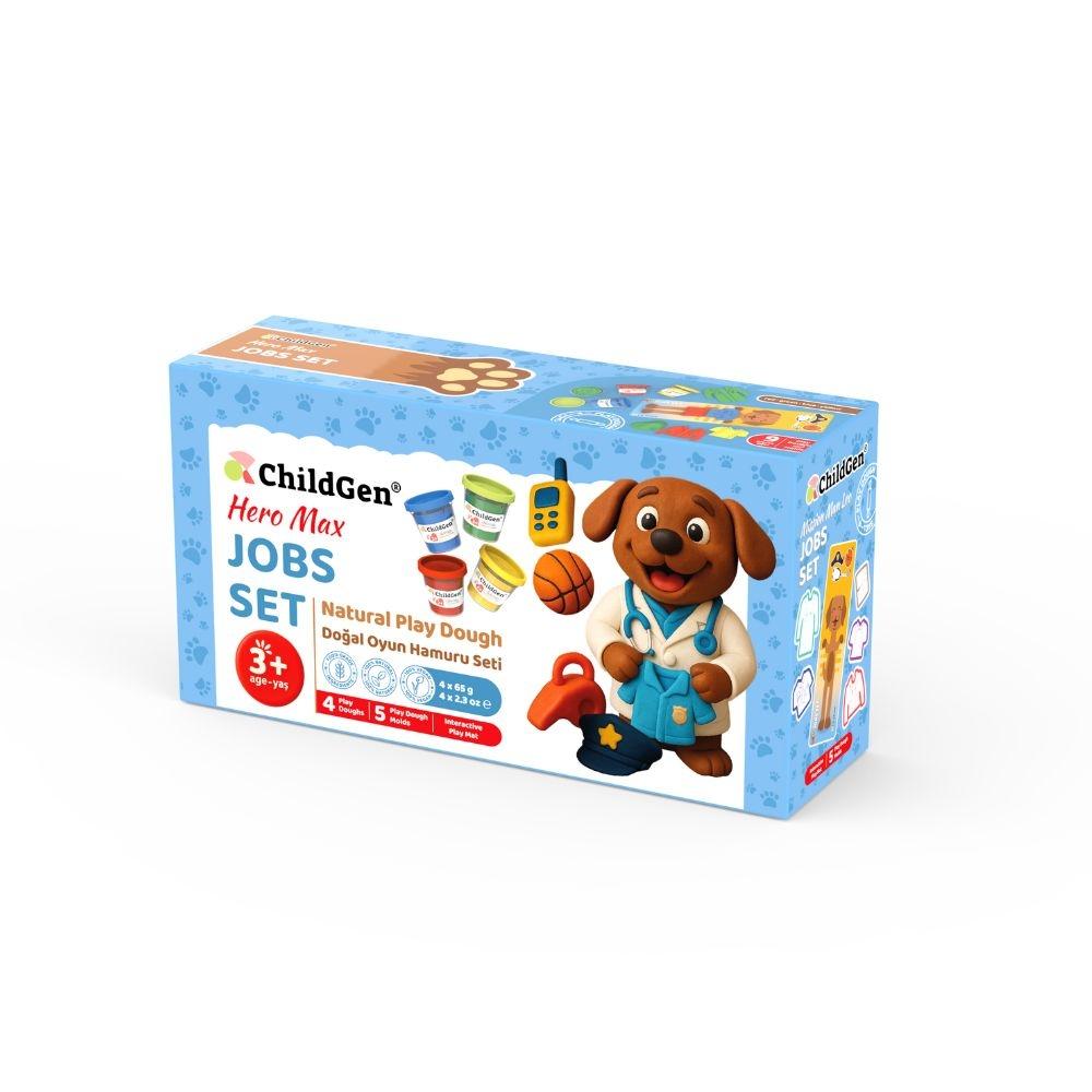 -PLASTILINA NATURAL - PAW PALS - JOBS SET