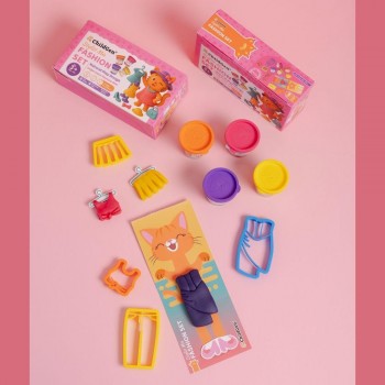 -PLASTILINA NATURAL - PAW PALS - FASHION SET