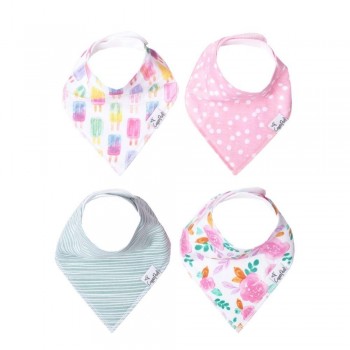 SUMMER Bandana Bib Set 4 - Baberos