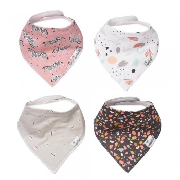 ZELLA Bandana Bib Set 4 - Baberos