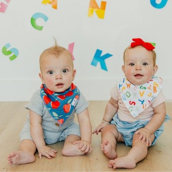 TEACHER Bandana Bib Set 4 - Baberos