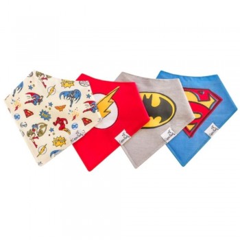 JUSTICE LEAGUE Bandana Bib Set 4 - Baberos