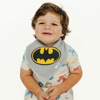 JUSTICE LEAGUE BIB SET 4 - BABEROS