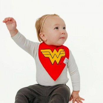 WONDER WOMAN BIB SET 2 - BABEROS