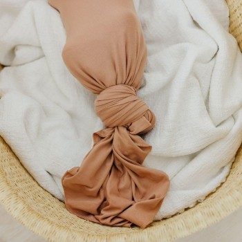 PECAN Knit Blanket 116x116cm. - Muselina/Mantita