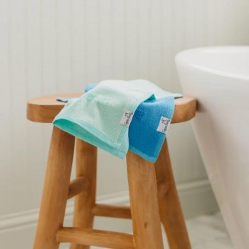 Toallas de bambú 28x28cm FINN Set 6 Bamboo Washcloth - Azul