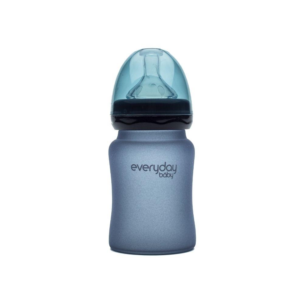 Biberón Cristal 150ml MORADO TERMOSENSIBLE