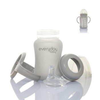 Taza entrenamiento cristal 150ml GRIS *NUEVO*