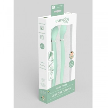 Cuchara silicona (2 ud.) MENTA