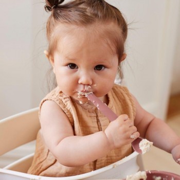 Cuchara silicona (2 ud.) NATURE RED