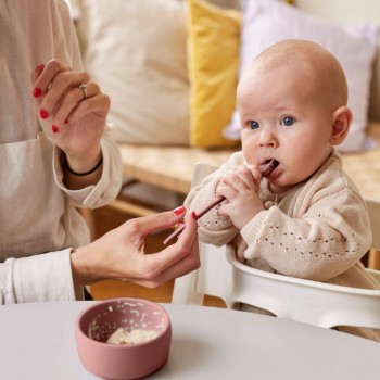 Cuchara silicona (2 ud.) NATURE RED