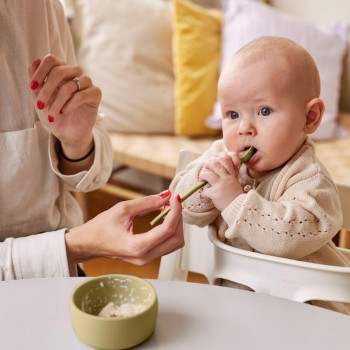 Cuchara silicona (2 ud.) SOFT YELLOW