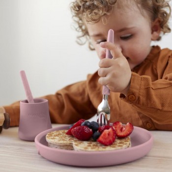 Cubiertos silicona ROSA