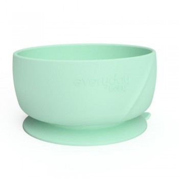 Bol silicona con ventosa MENTA - 400 ml