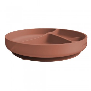 Plato silicona con ventosa NATURE RED